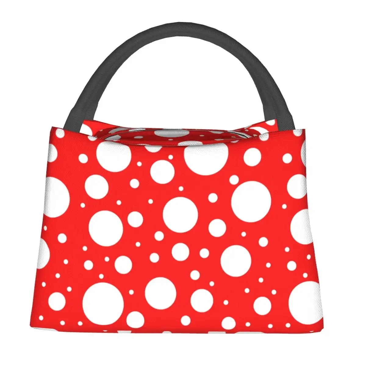 Lunch Bag Japanese Artist Yayoi Kusama Inspired Thermal Cooler Portable Picnic Abstract Oxford Lunch Box Bento Pouch