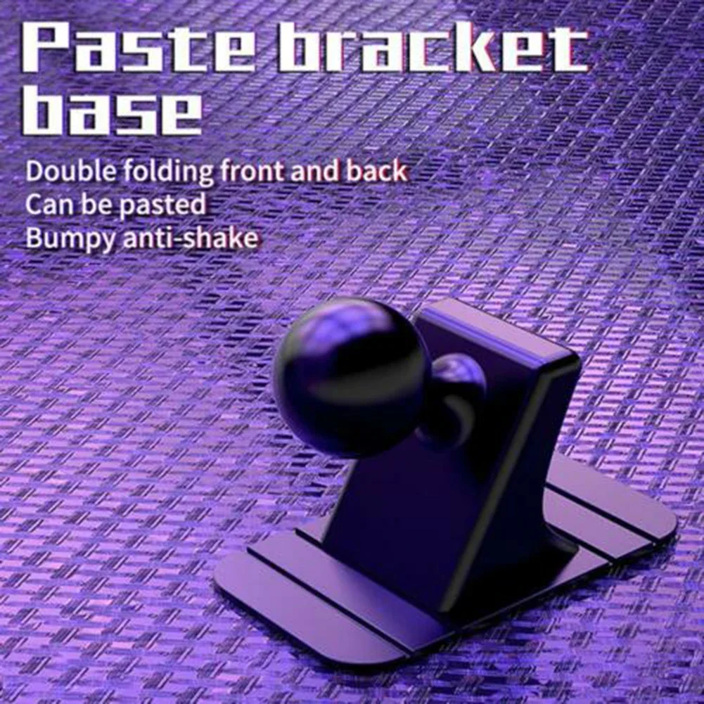 Stand Phone Holder Car Dashboard Suction Base 17mm Ball Head 40mm*50mm*28mm1 Pcs Base Black Mobile High Quality New