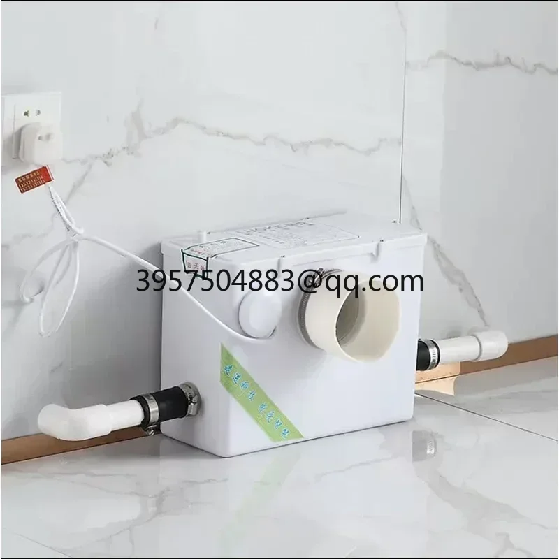 500W Sanitary Pulverizer Pump Automatic Treatment Crushed Bathtub Toilet Sink Electric Pulverizer Septic Tank Sewage Lifter