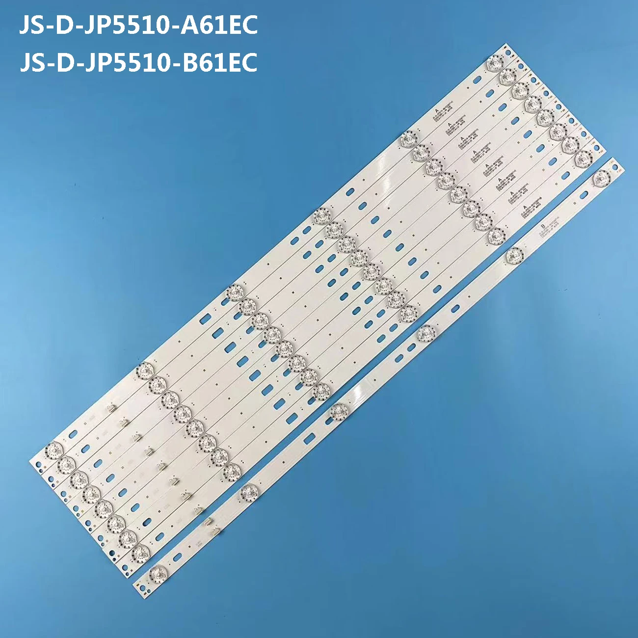 LED Backlight Strips For MS-L1239-L/R JS-D-JP5510-A61EC JS-D-JP5510-B61EC E55DU1000 CTV5584-UHD-SMART-CURVED