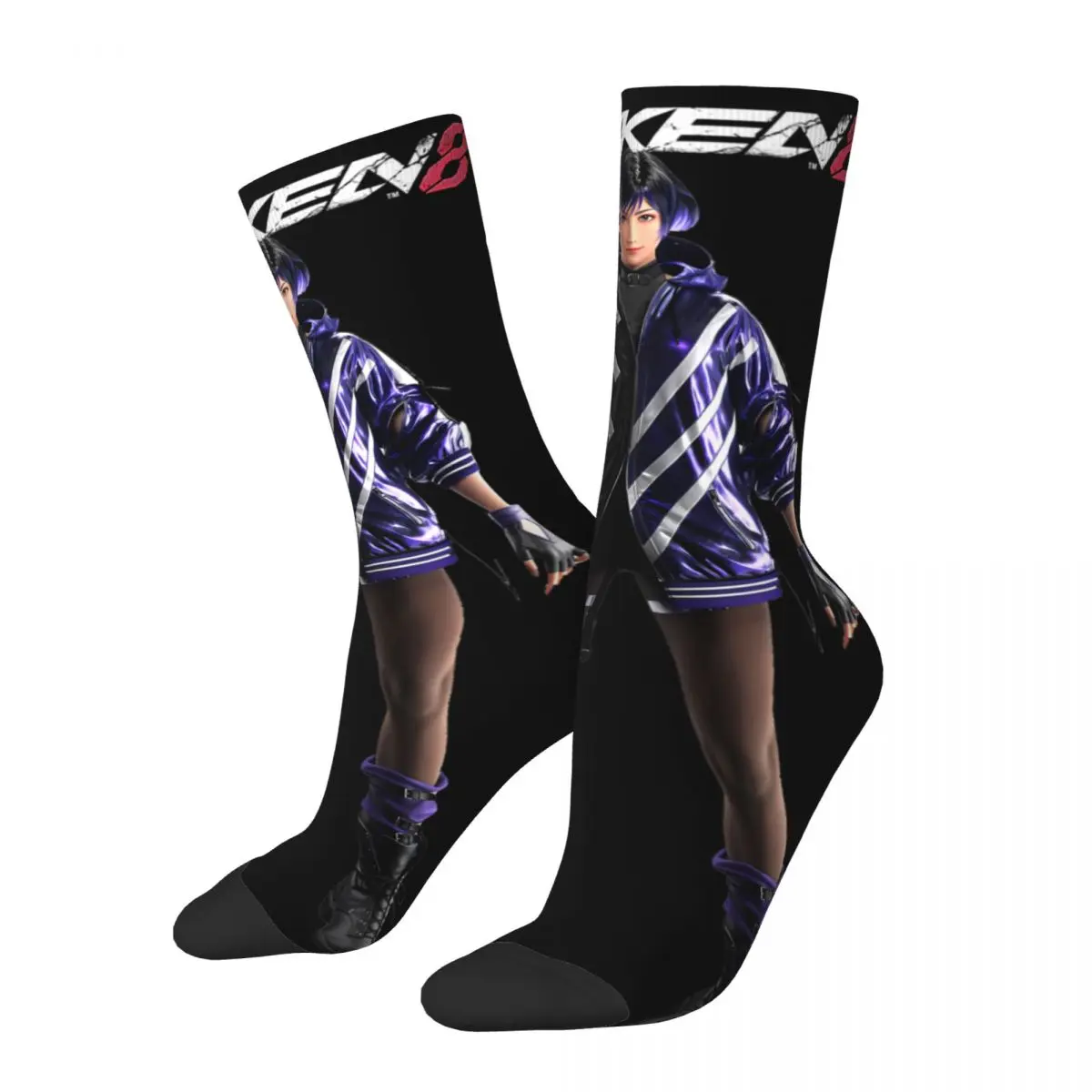 Fighting New Game Tekken 8 Men and Women printing Socks,fashion Applicable throughout the year Dressing Gift