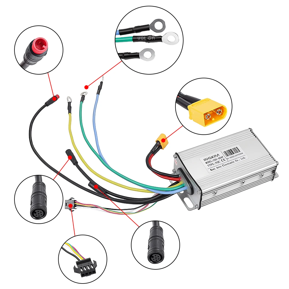 60V Control System Sub Controller for INOKIM OXO Electric Scooter Rear Wheel Auxiliary Sub Controller  Accessories Parts view 3