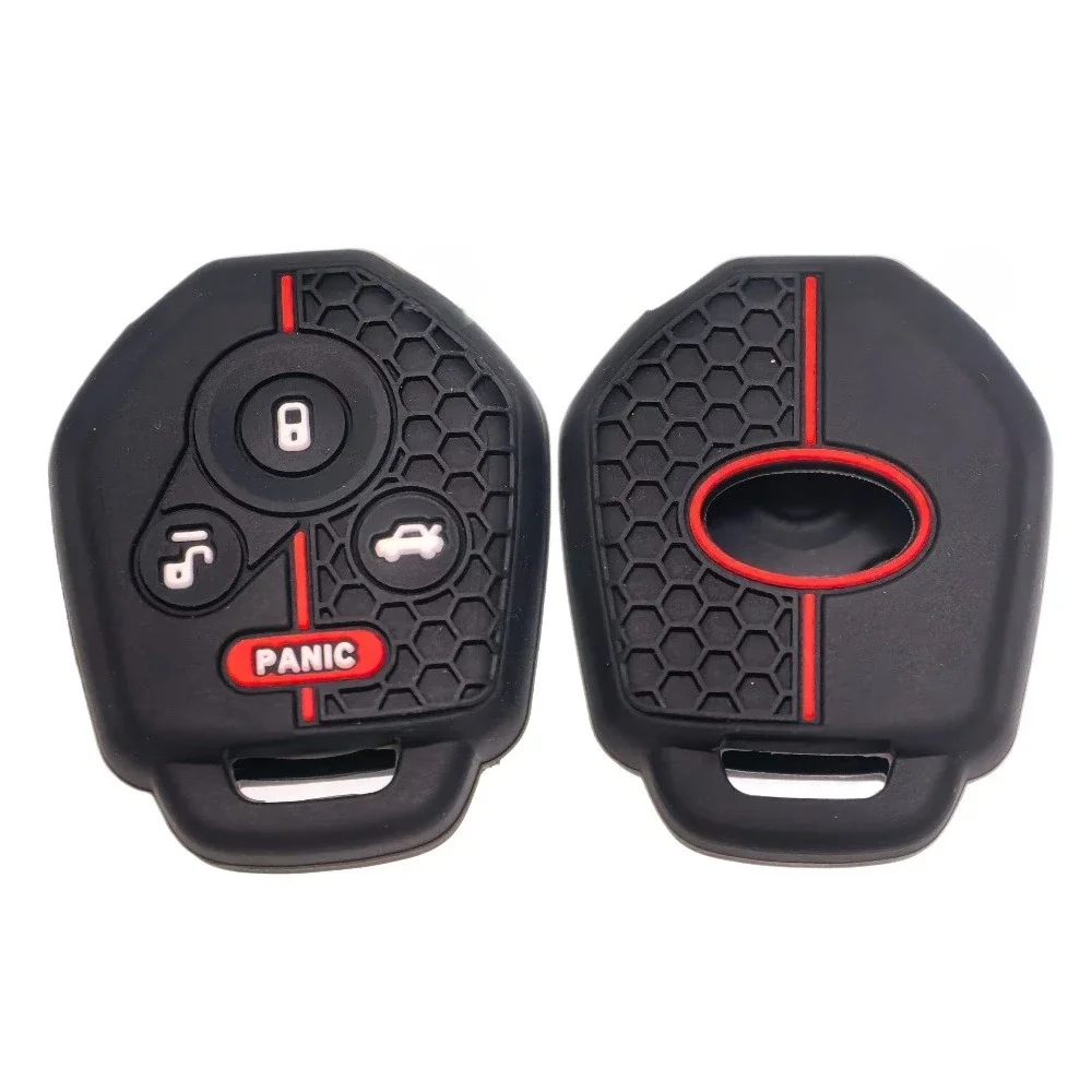 New Silicone Car Remote Key Cover Shell Fob Skin Jacket Fit for Subaru Legacy Tribeca Impreza Forester Xv Protect Accessories