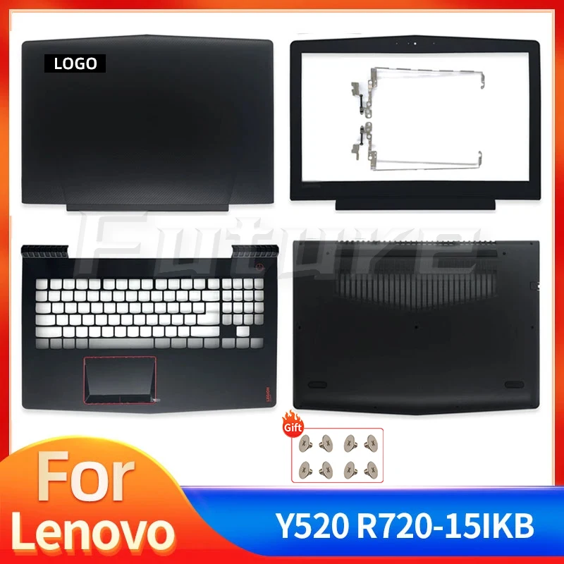 dobradicas de moldura frontal para lenovo legion palmrest bottom case tampa traseira lcd y520 y52015 r720 15 y520 15ikb r720 15ikb novo 01