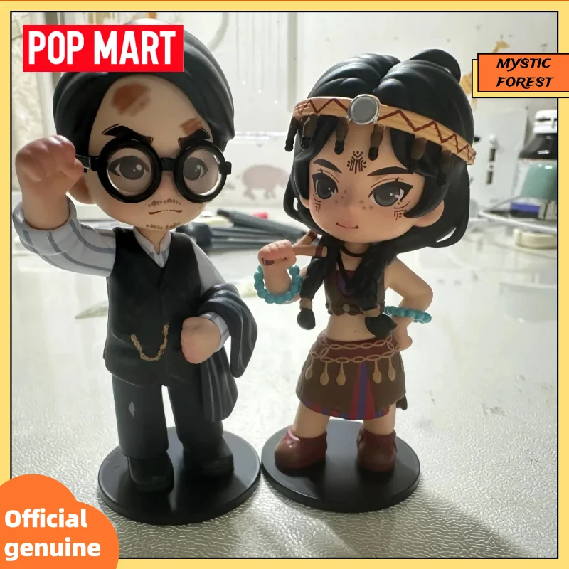 

POP MART Детектив Чинтэун 1900, фигурки серии, слепая коробка, периферия из фильмов, модная игрушка, украшение для рабочего стола, загадочная коробка, подарки