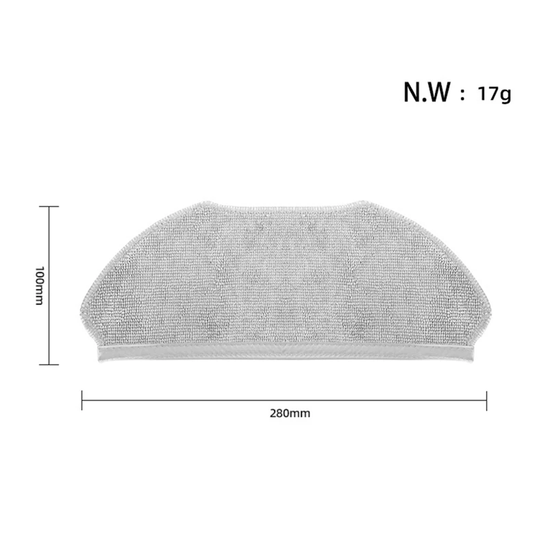 แปรงปัดด้านข้างหลัก12ชิ้นตัวกรอง HEPA สำหรับ Qihoo 360 S10 / X100 / X100 MAX หุ่นยนต์ดูดฝุ่นอะไหล่สำรอง