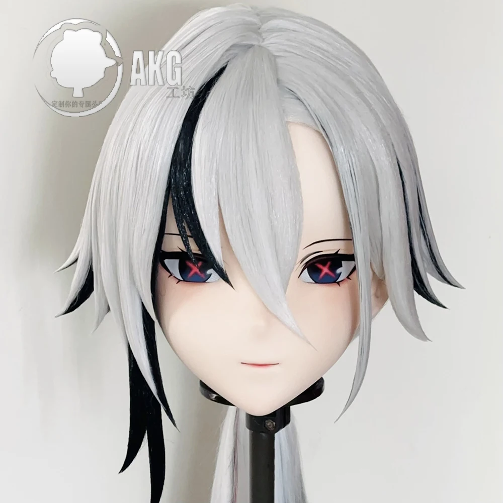 

(Al226)Customize Character Crossdressing Female/Girl Resin Full/Half Head With Lock Anime Cosplay Japanese Animego Kigurumi Mask
