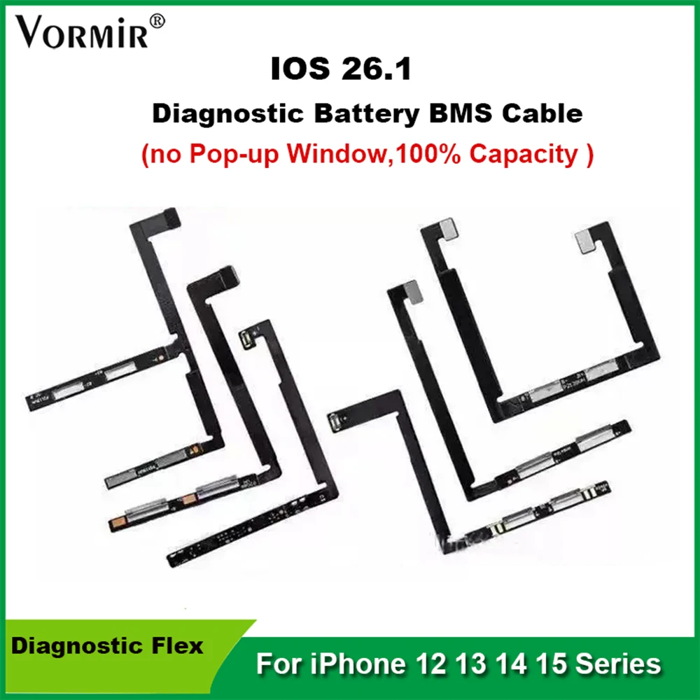 10pc-new-diagnostic-bms-battery-flex-cable-support-ios261-pass-for-iphone-12-13-14-15promax-shows-100-health-no-message-pop-up