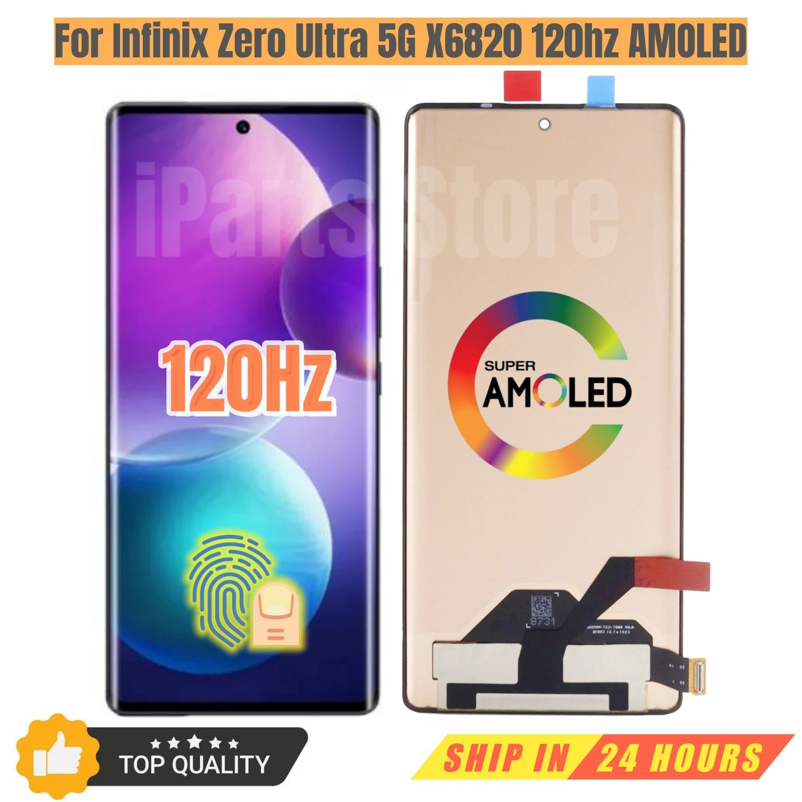 

Замена iParts, новый дисплей для Infinix Zero Ultra 5G X6820, 120 Гц, AMOLED, дигитайзер сенсорного экрана в сборе, OEM запасные части