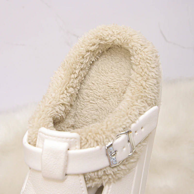 شتاء دافئ رقيق قباقيب النعال النساء إيفا مقاوم للماء عدم الانزلاق المنزل الشرائح امرأة خفيفة الوزن لينة وحيد نعال من القطن غامض