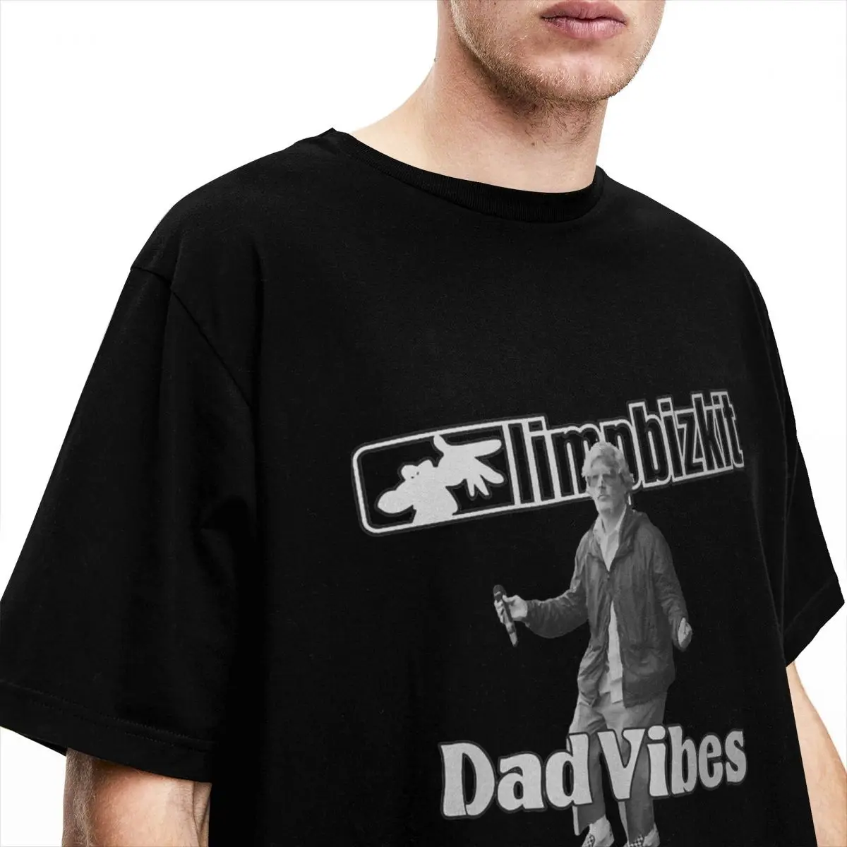 Limp Bizkit Mens Funny Band Men Women's T Shirt New Single Dad Vibes Accessories Novelty Tee Shirt T-Shirt Cotton Summer Tops