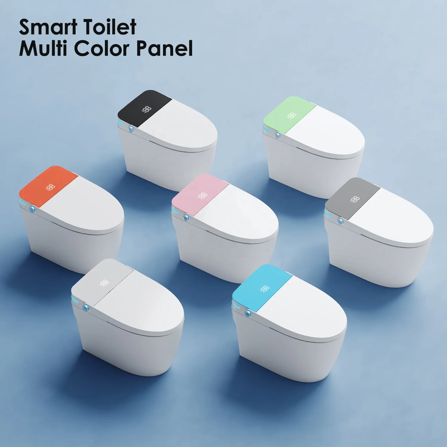 Inodoro Inteligente con Sensor Táctil, Bidé, Inodoro Inteligente para Hotel, Inodoro Inteligente Automático para Baño