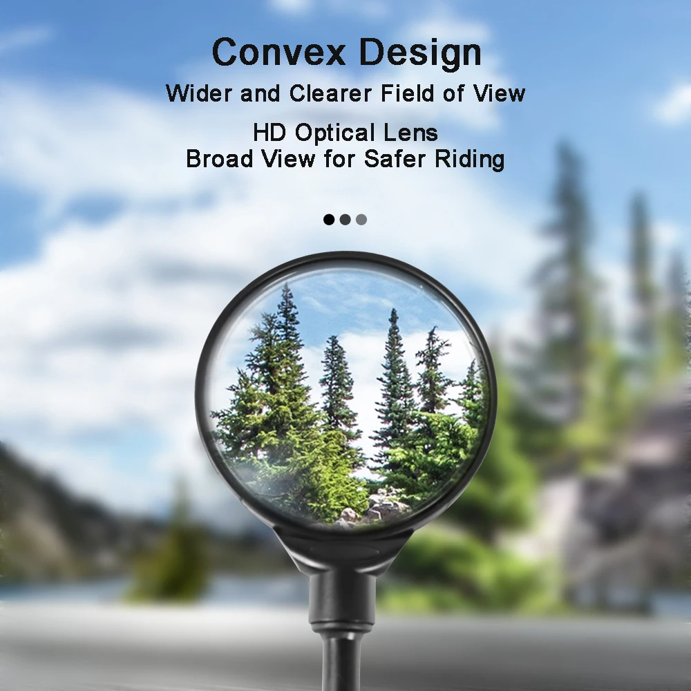 

1/2PCS Bike Rearview Mirrors 360° Adjustable Handlebar Safety Mirrors for Mountain Road Bike Motorcycle Cycling Bike Accessories