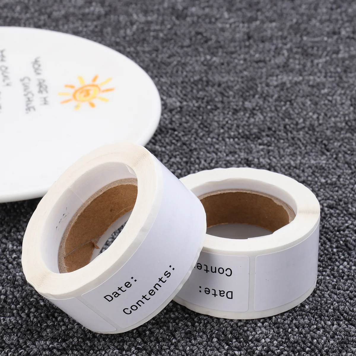 2 Rolls English Record Date Stickers Practical Classified Identification Note Index Pastes Kitchen Food Date Label