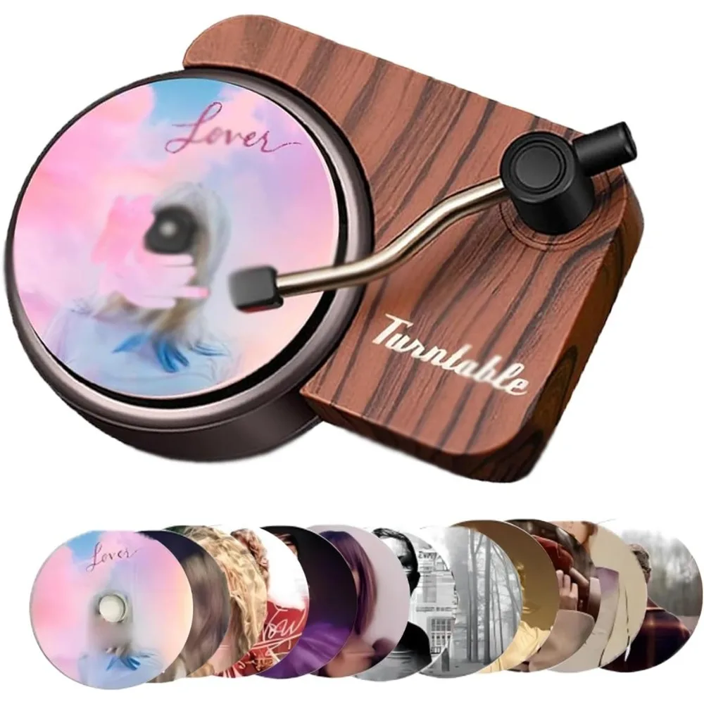 

taylo r car air freshener 1pcs record player car vent clip air diffuser with 12pcs refill pads aromatherapy tablets for swif t f