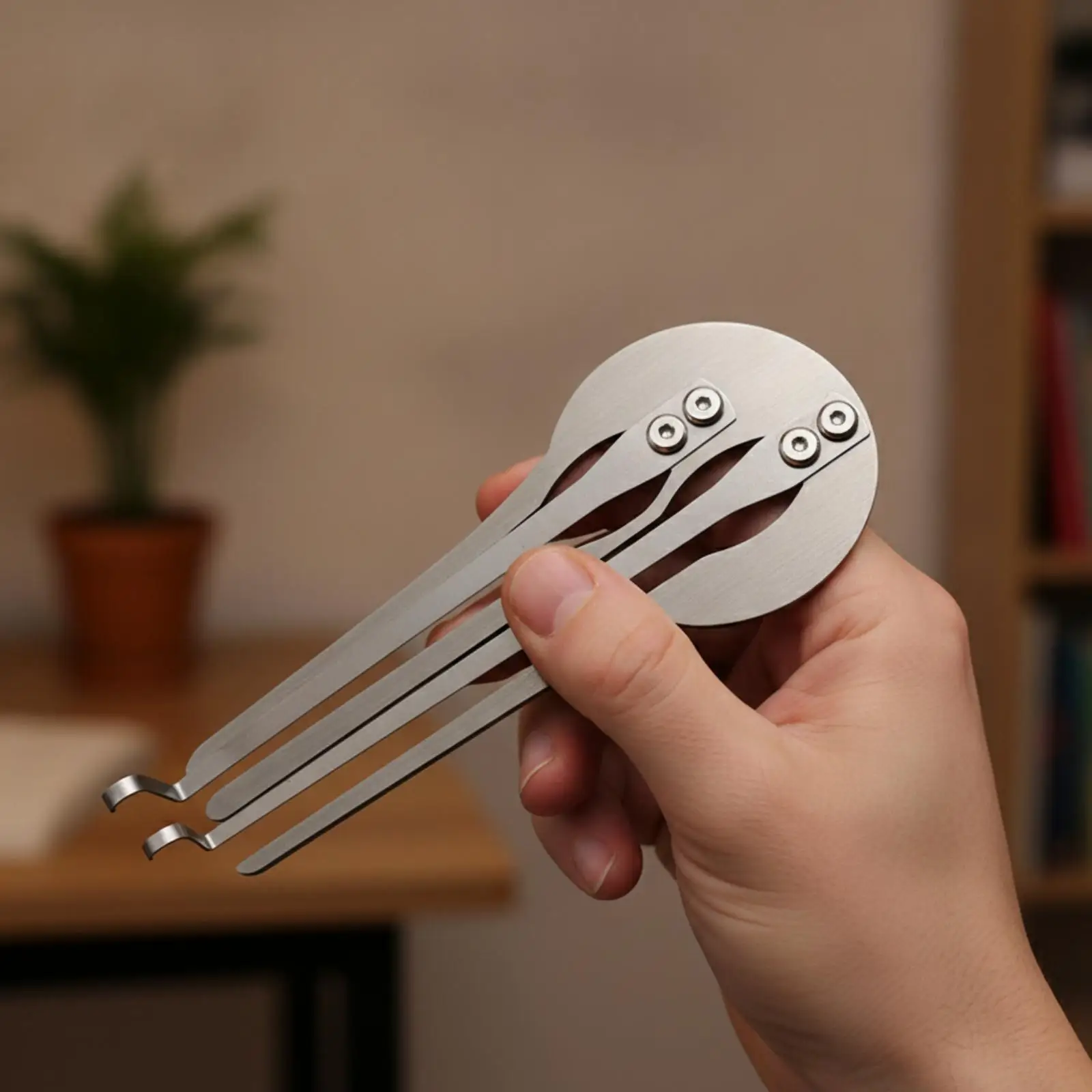 Traditional Mouth Harp Folk Music Bone Jaw Harp Instrument Compact Size for Personal Playing and Travel Convenience