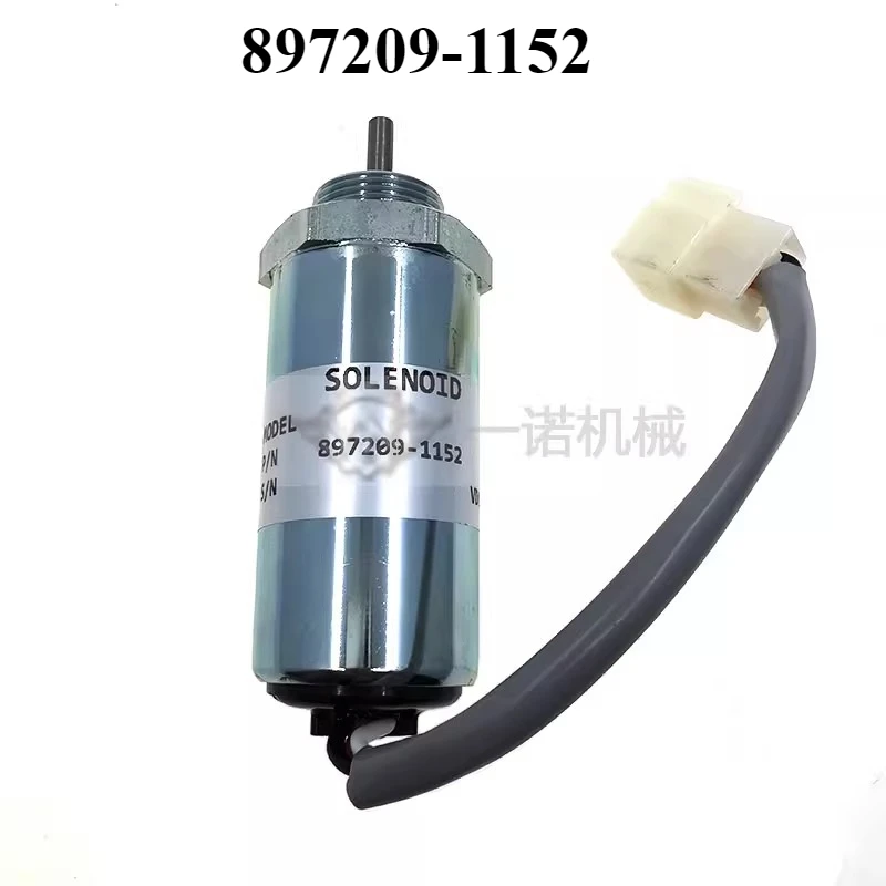 

897209-1152 flameout solenoid valve is suitable for Shengang SK75 flameout switch (24V) excavator accessories