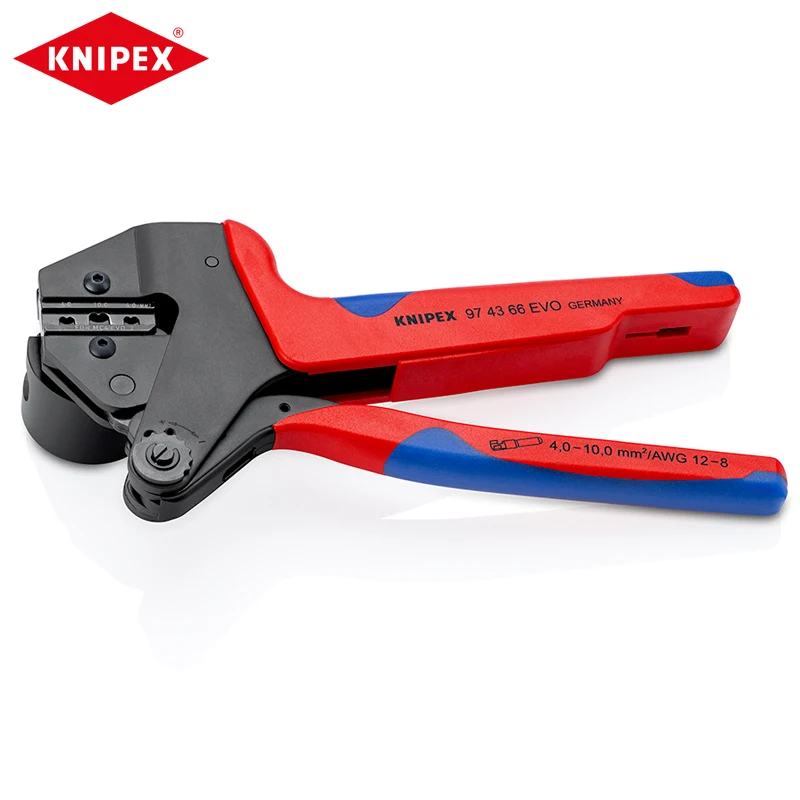 

KNIPEX 97 43 66 EVO Crimp System Pliers For exchangeable crimping dies