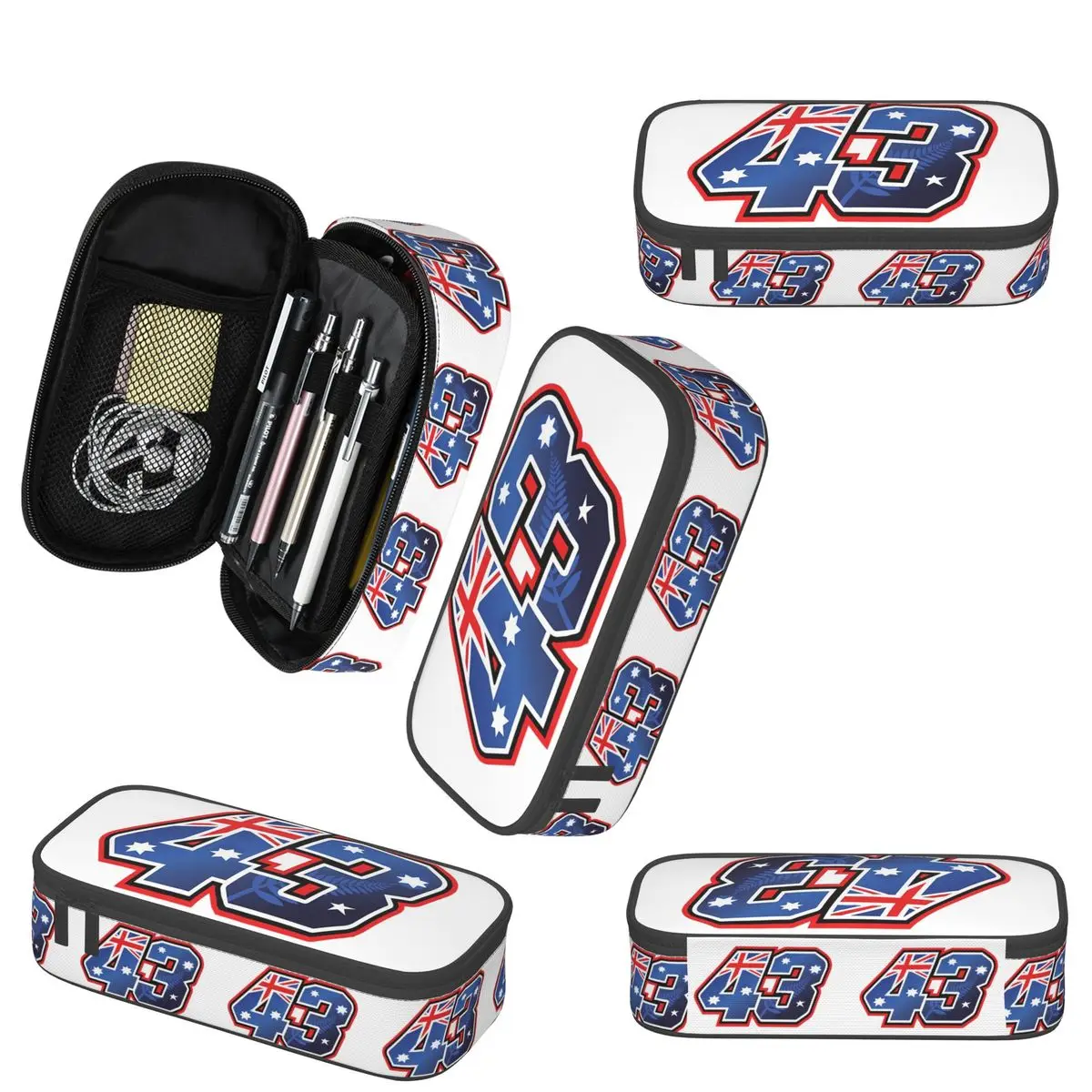 مقلمة جاك ميلر رقم 43 أستراليا للطلاب صندوق القلم المدرسية حقيبة أقلام رصاص لوازم مكتبية حقيبة حامل القلم