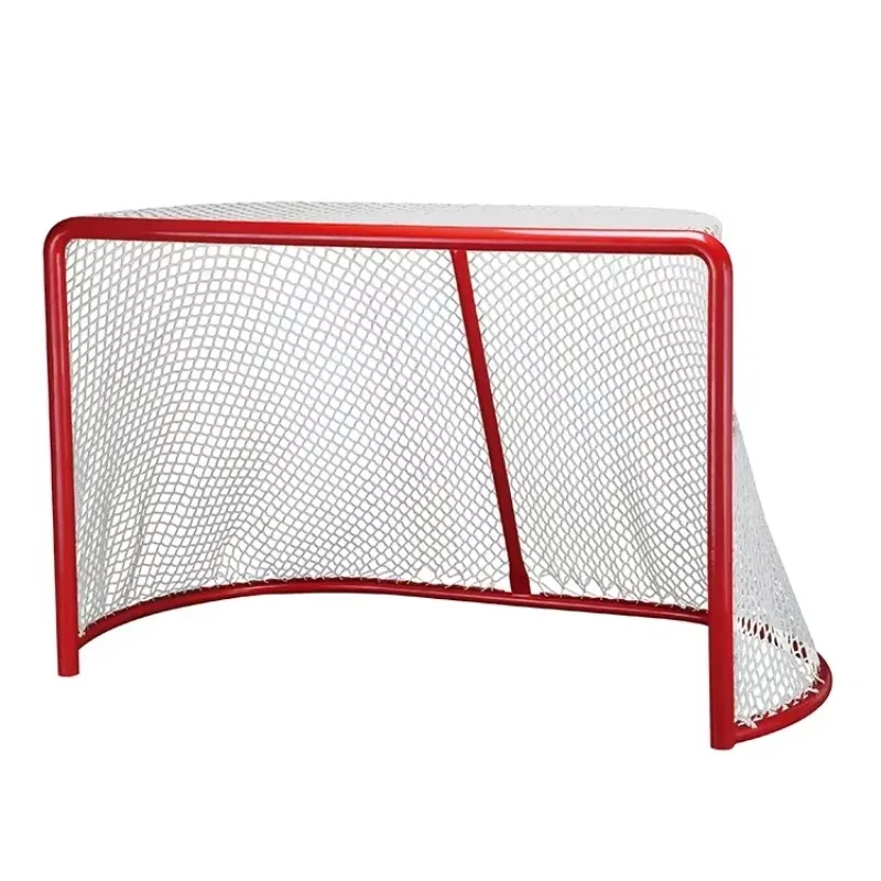 Professional Carbon Steel Ice Hockey Net with Goal Frame