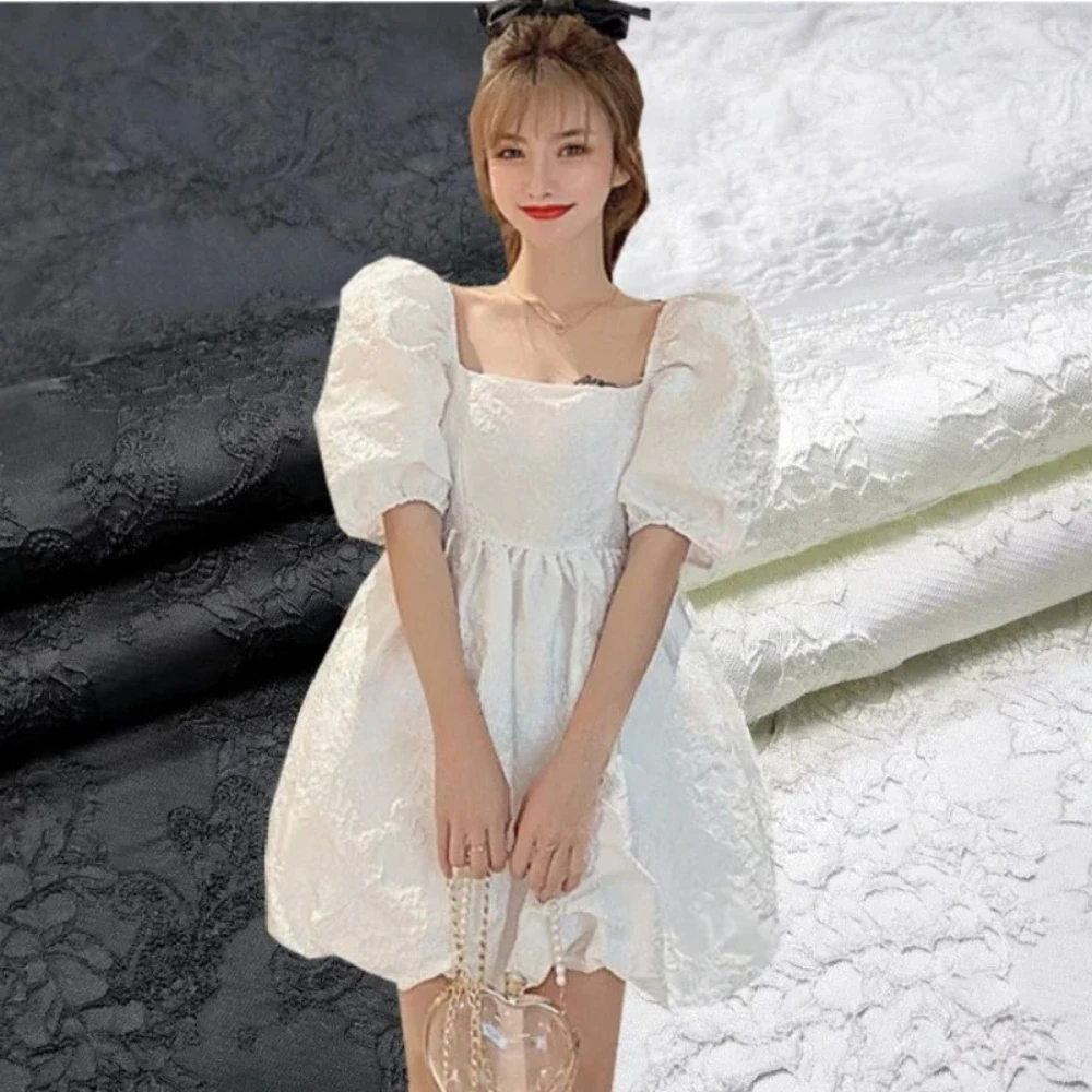 

Yarn Dyed Brocade Jacquard Fabric Vintage Suit Coat Dress Clothing Brand Fashion Design Wholesale Materials Cloth by the Meter