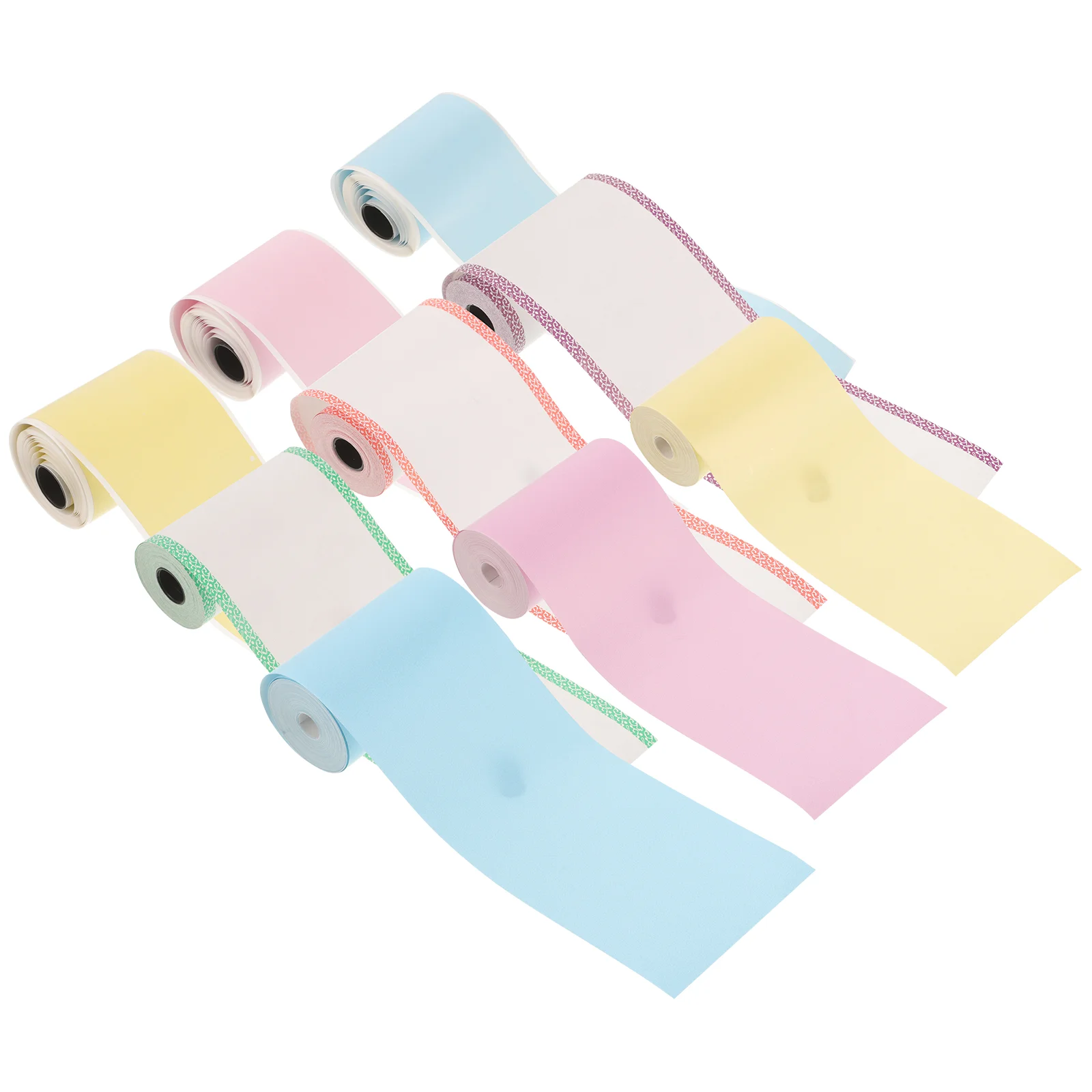 9 Rolls Meow Machine Heat Sensitive Thermal Paper Stickers Printer Labels Self Adhesive