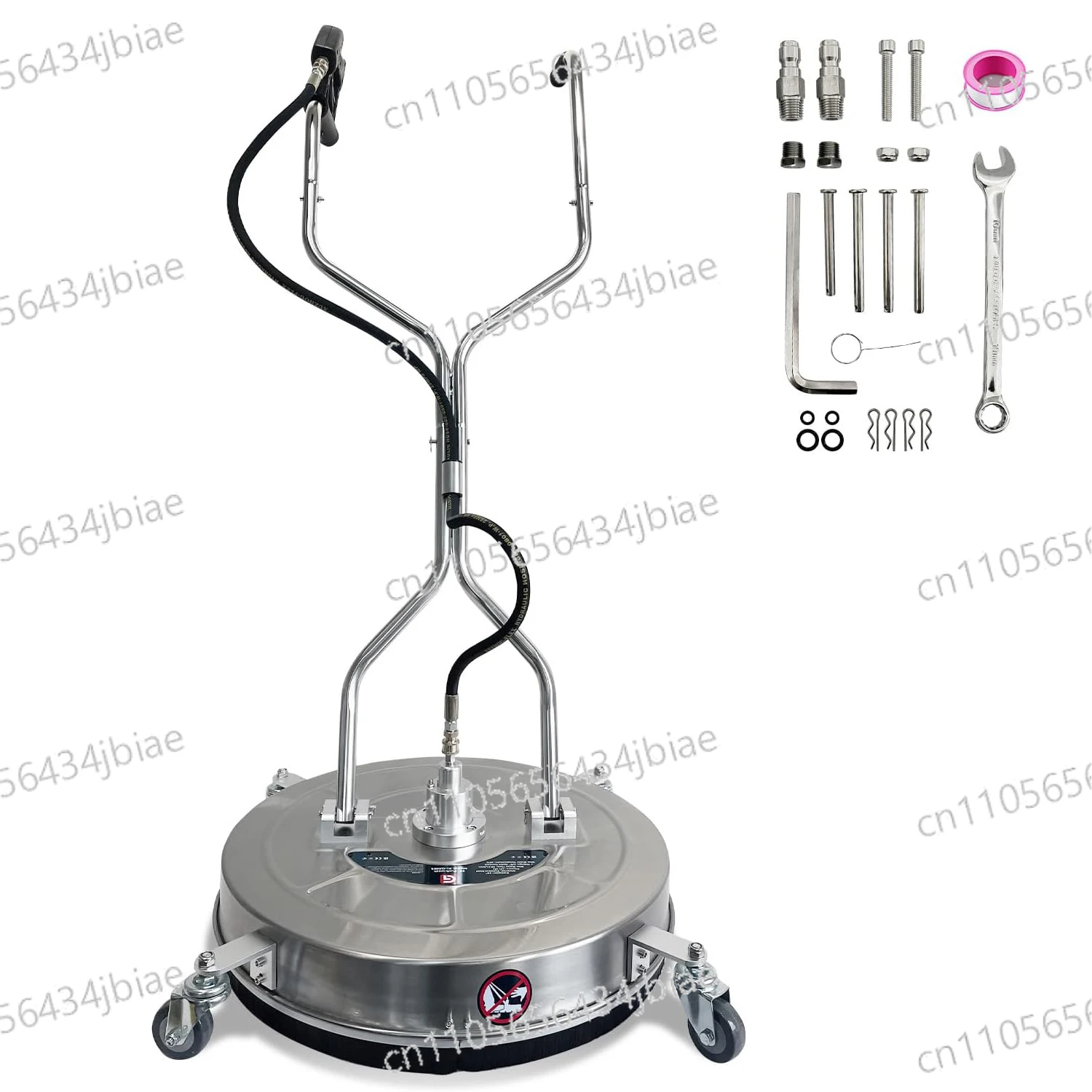 

Мойка высокого давления 20 дюймов, 4600 PSI, с двумя рукоятками, 4-колесная конструкция для уборки подъездных путей