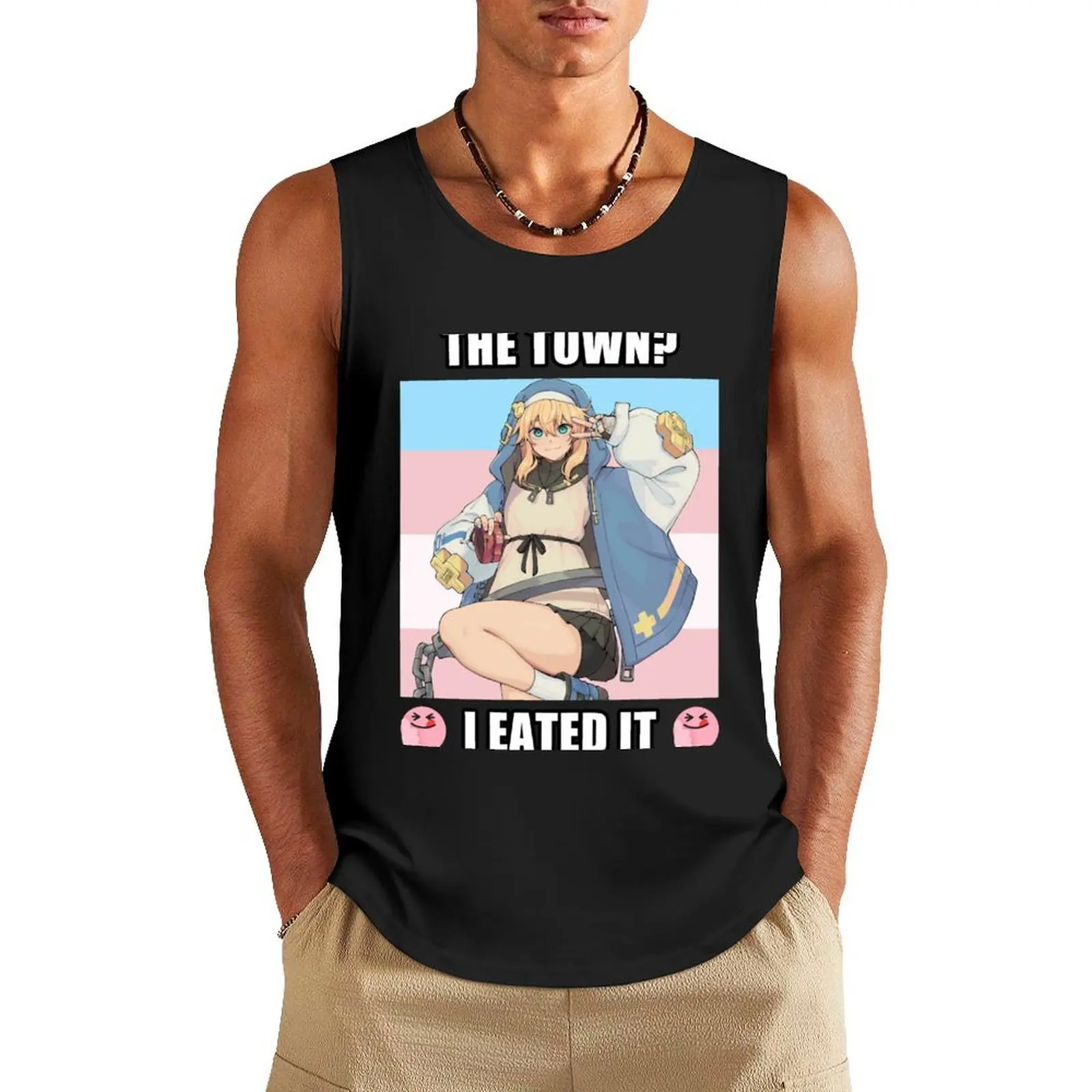 

The Town Inside Me Tank Top Men's gym t-shirt man vest sleeveless t-shirts for men