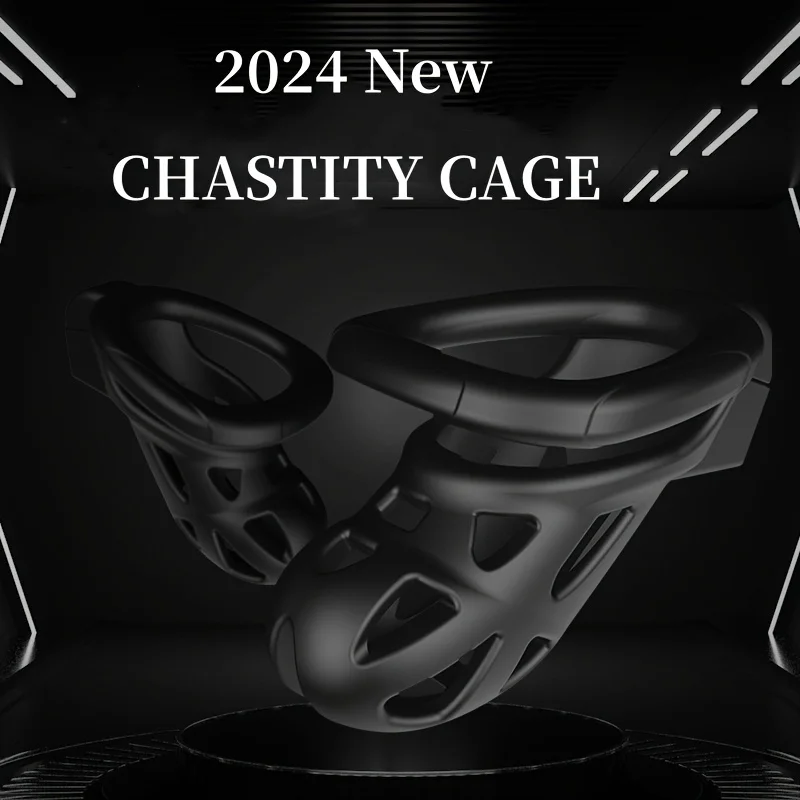 Alta qualità nuovo Cobra Chastity Lock dispositivo di castità maschile astination Anti-barare Cock Cage con 3 anelli di dimensioni giocattoli del sesso maschile 18 +
