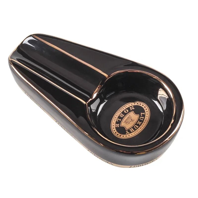 Cigar Ashtray Ceramic Painted Portable Cigar Ashtray Cigar Accessories Smoking Accessories