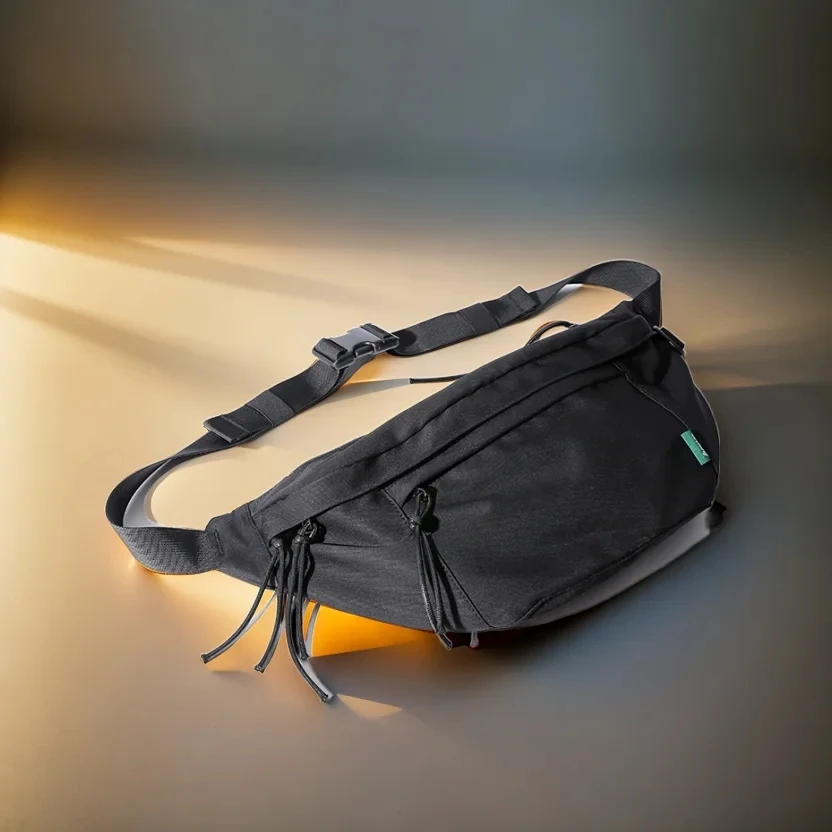 

Crossbody Bag Oversized Fanny Pack Waterproof Oxford Chest Bag Cycling Large Gym Waist Bag Belt Bag for Men Women