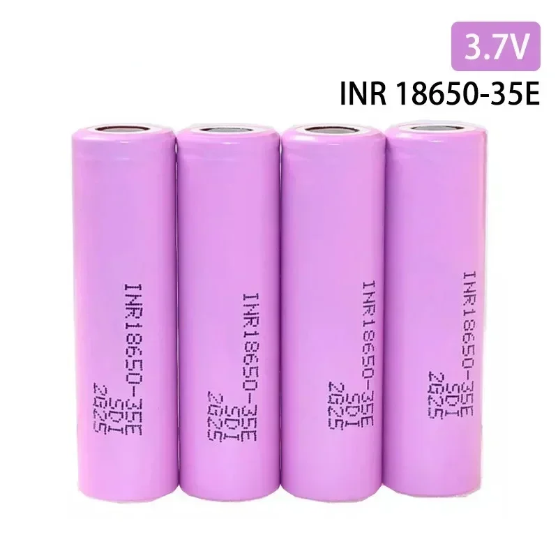 Free delivery of 100% original rechargeable battery 18650 3500mAh 3.7v 25A discharge INR18650 35E 3500mAh 18650 lithium-ion