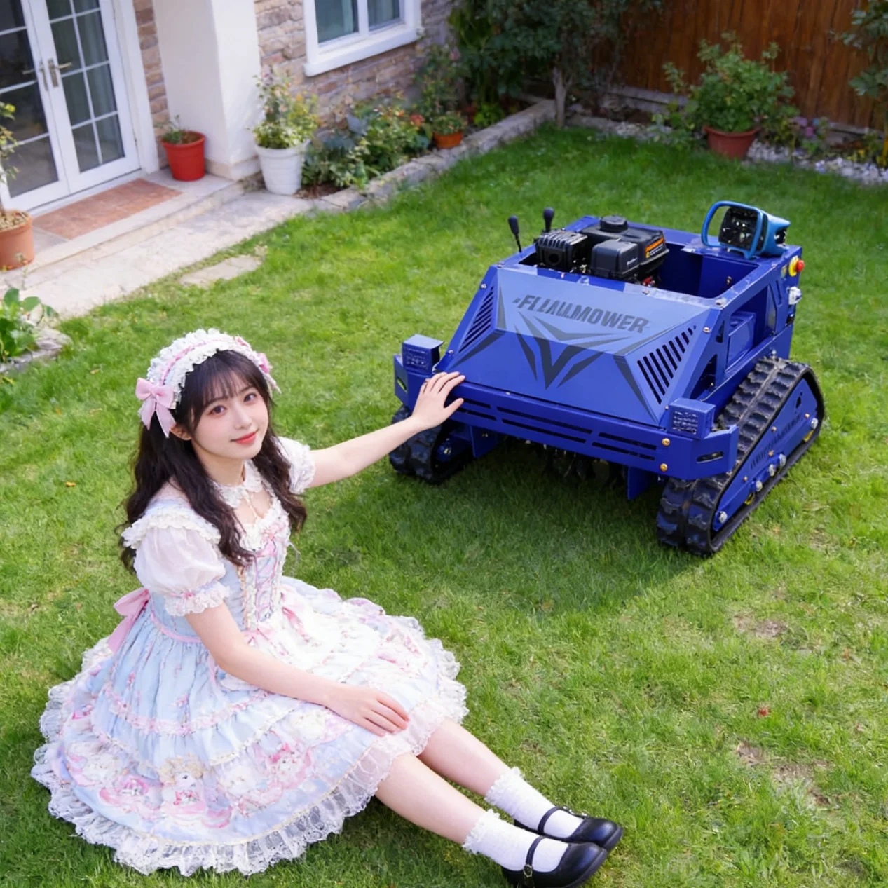 

Индивидуальная косилка-измельчитель с дистанционным управлением, высокой эффективностью, для мини-тракторов с нулевым разворотом, одобренная EPA и CE