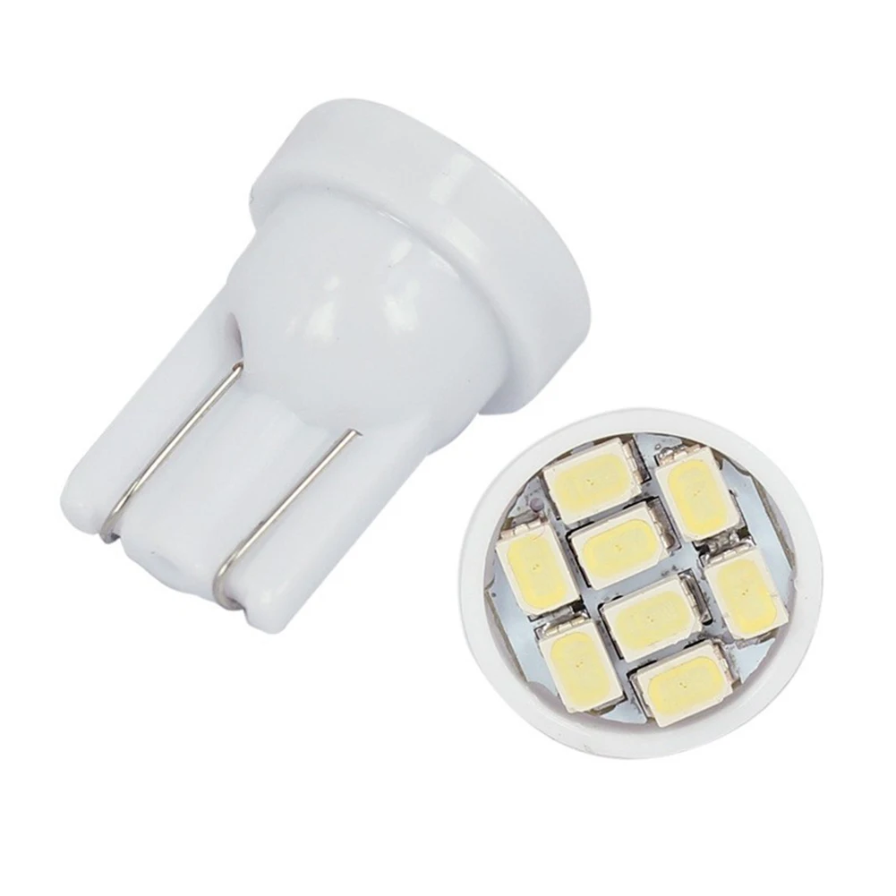Luz de instrumento luz LED para coche blanco 12V 6 unids/set accesorios para coche piezas de grupo de calibre luz de ancho de placa de matrícula