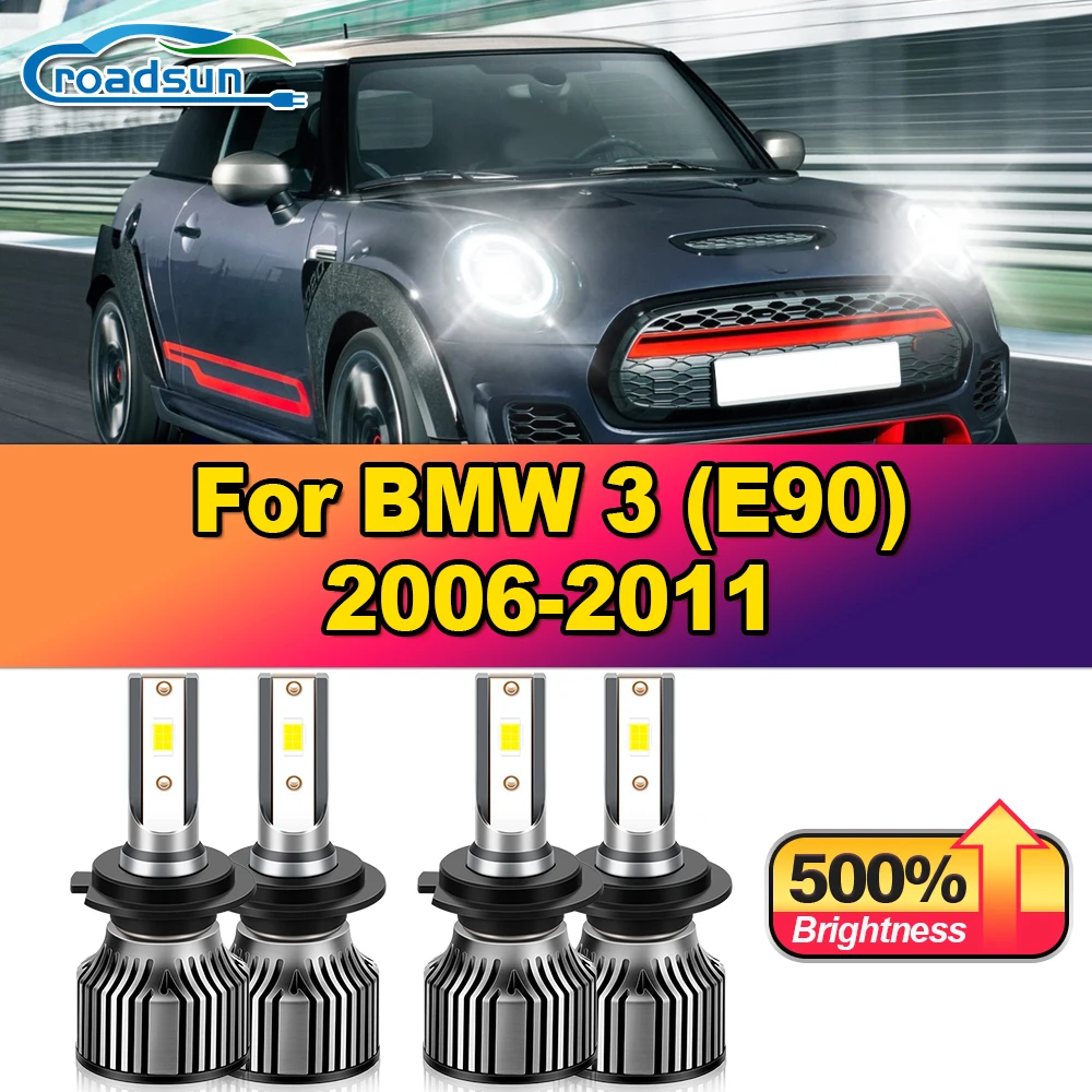 

40000LM Canbus LED Headlight Bulbs 240W Turbo Auto Lamps 12V 6000K Car Lights For BMW 3 (E90) 2006 2007 2008 2009 2010 2011