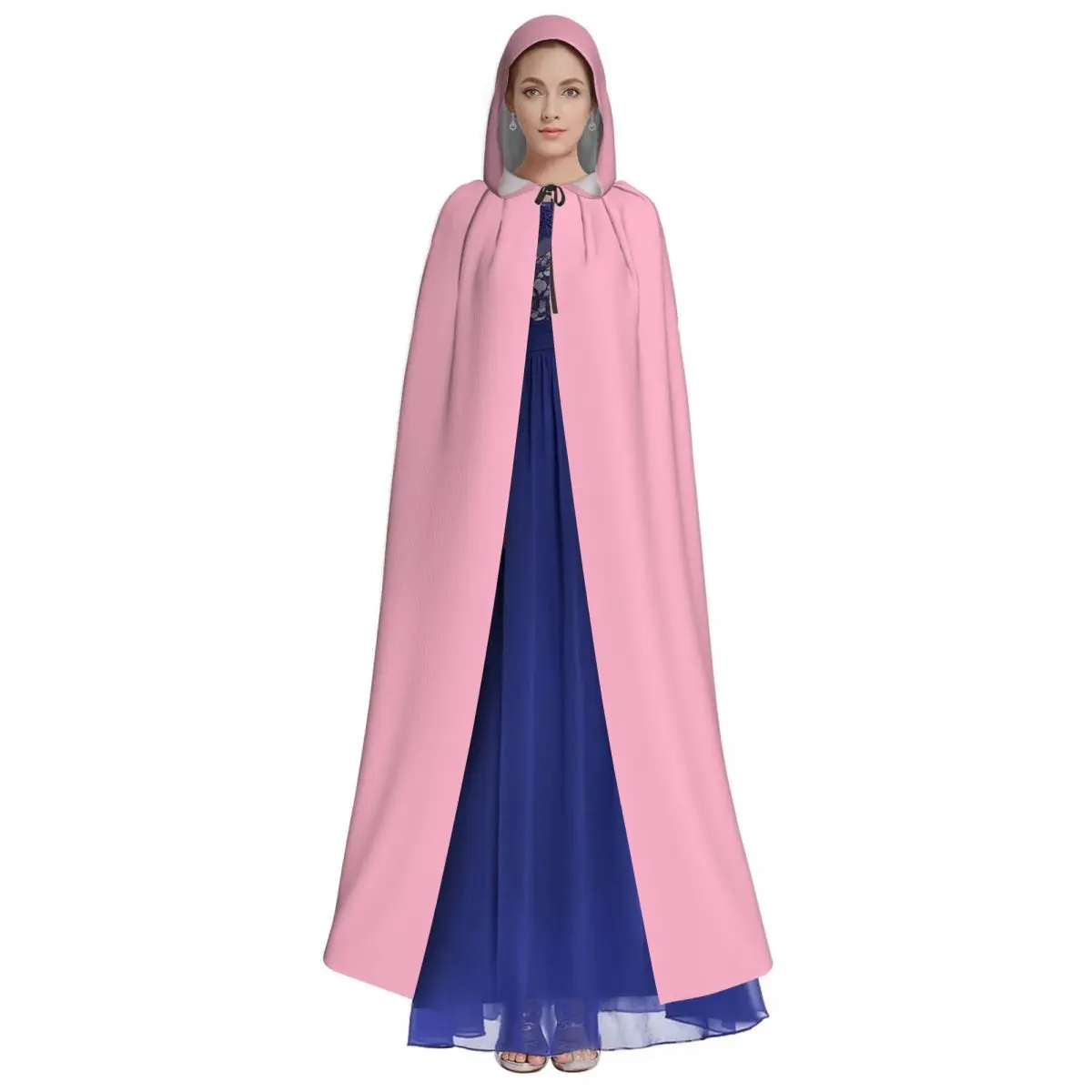 Candy Candy Anime Manga Long Hooded Cloak Witch Medieval Costume Cosplay Cape HalloweenVampire Adult Unisex - view 3