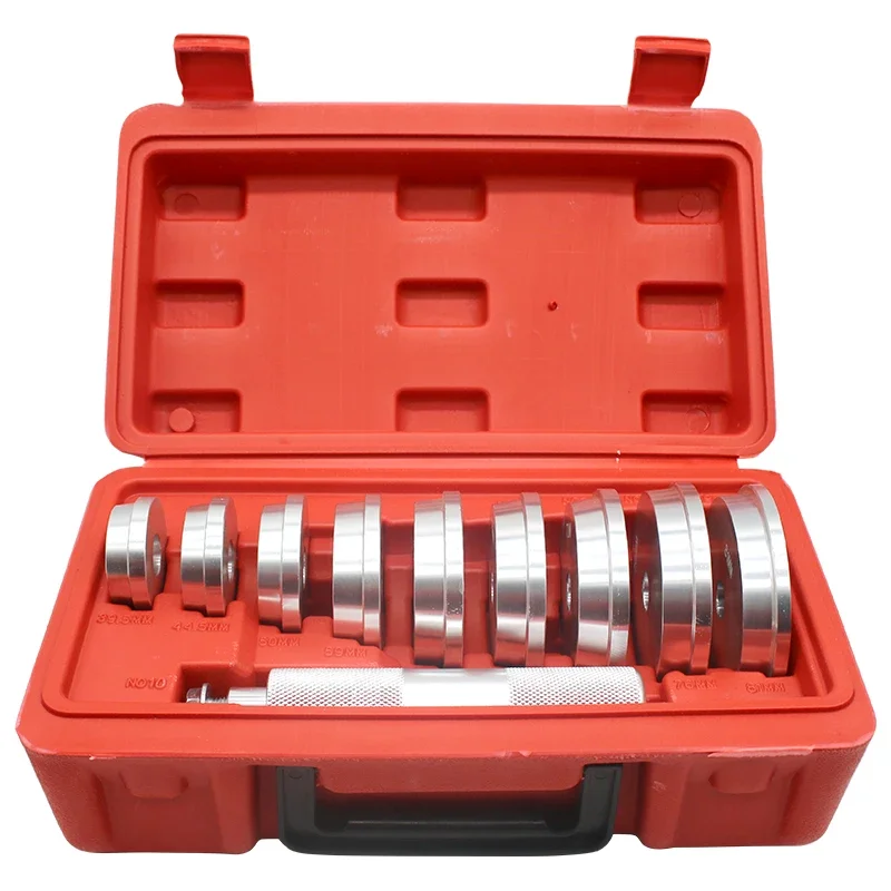 

10PCS Automotive Wheel Axle Bearings Puller Aluminum Bearing Race and Seal Bushing Driver Install Set Automotive Tool