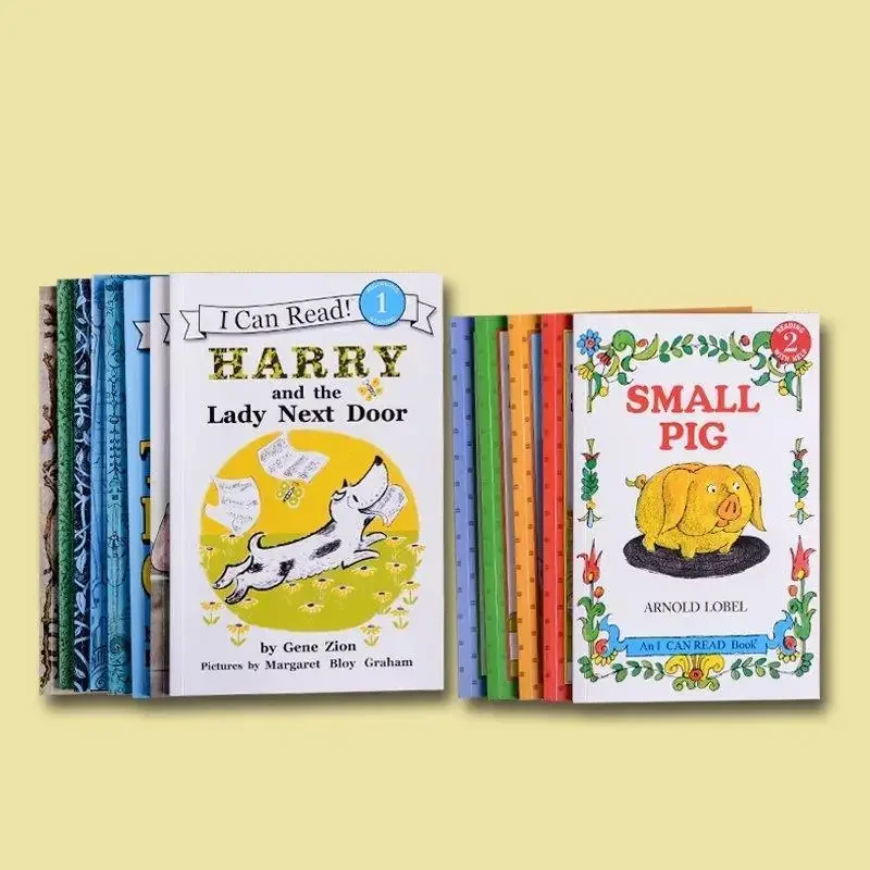 13 livros/conjunto posso ler nível 2 livros ilustrados de história em inglês para crianças aprender inglês livros de leitura para crianças brinquedo de educação precoce