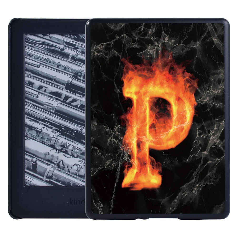 Funda de tableta para Kindle 10 °, 2019, 8 °, 2016, fuego 26, letras, funda para Paperwhite 1 5 °/2 6 °/3 7 °/4 10 °