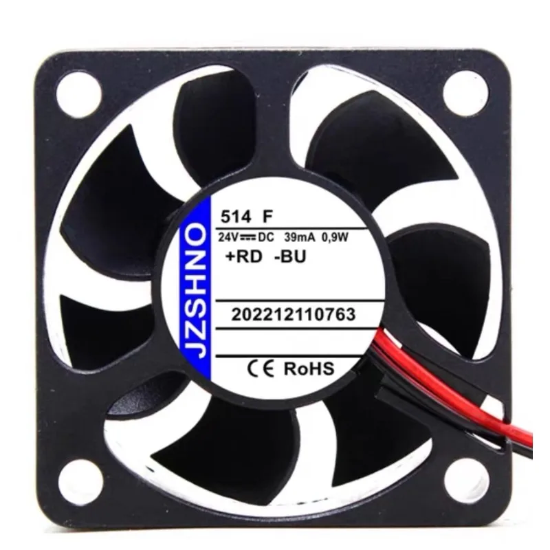 For JZSHNO 514F 24V 0.9W 5015 2 Wire Inverter Cooling Fan 50 * 50 * 15mm