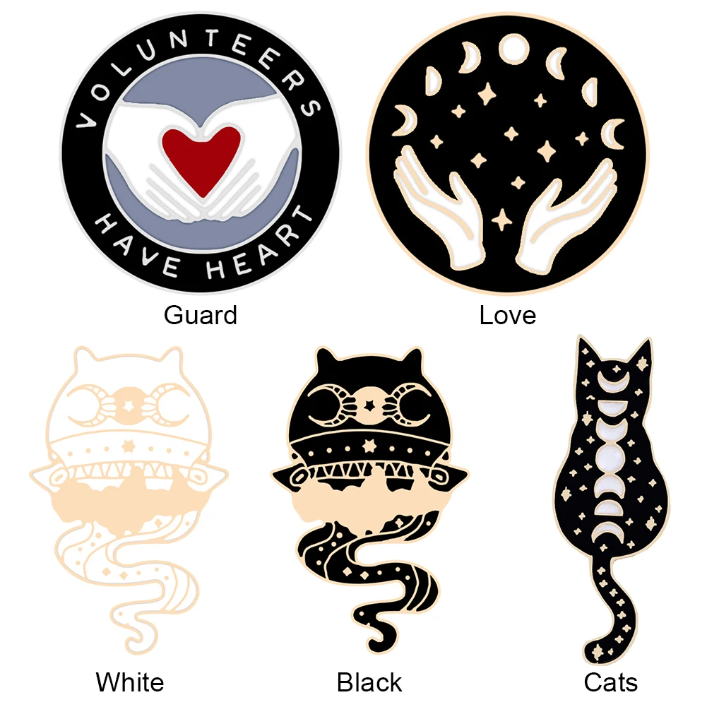 Ornamental Pin Functional Decorative Brooch Aesthetic Badge Ornament Versatile for Backpack Sling Bag Clothes