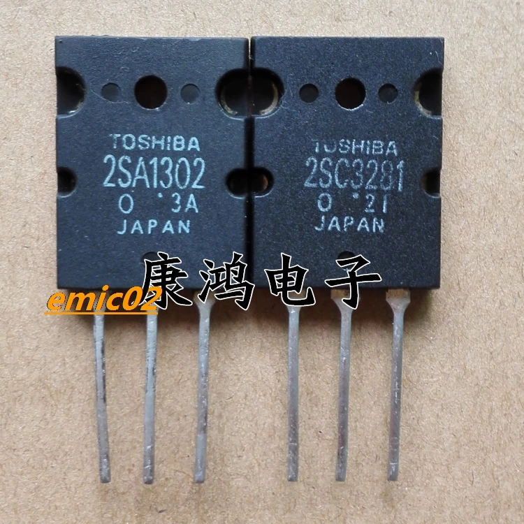 5pieces Original stock  2SA1302 2SC3281 A1302 C3281 TO-3PL  6