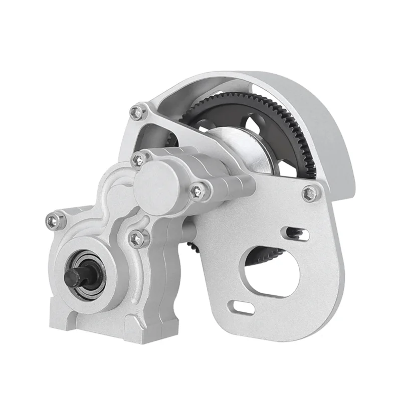 1/10 SCX10 I II AX10 SMT10 RCカークローラーアキシャルシャーシアップグレードパーツ用の非常に推奨される完全なギアボックストランスミッションボックス