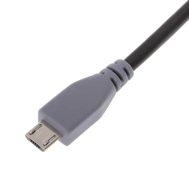 carregador sincronização dados macho, 25/50/100cm comprimento micro usb tipo b para micro b 5 pinos adaptador otg