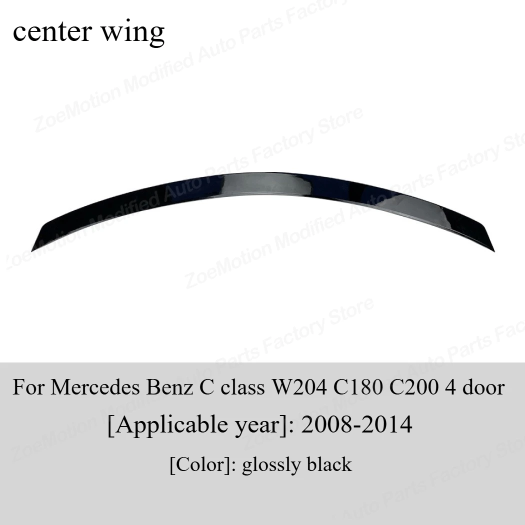 Achterklepspoiler, top wing, lip, ducktail, bodykit, tuning auto-onderdelen voor Mercedes Benz C-Klasse W204 C180 C200 2008-2014