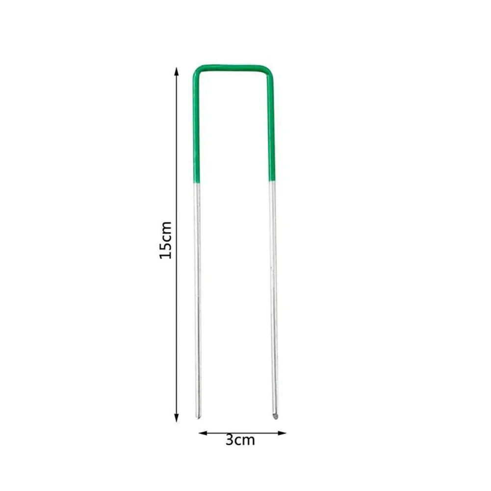 Reliable Staples Nails U-shaped Staples 150*30*3mm Galvanized Lawn U-Shaped Steel Carbon Steel Fastening Nails