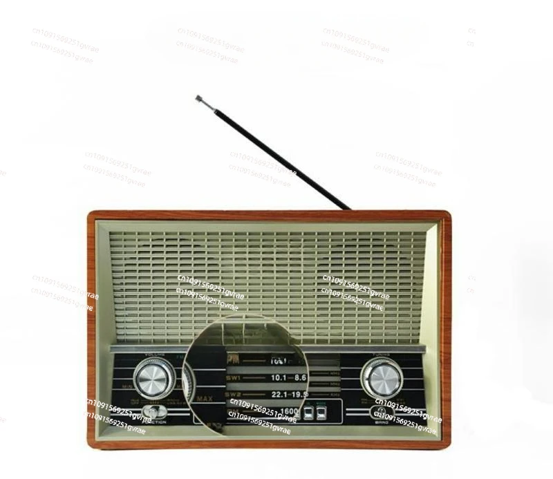 Retro Radio Desktop Old Man Old-fashioned Card Bluetooth Speaker Remote Control FM Medium Wave Shortwave Broadcast