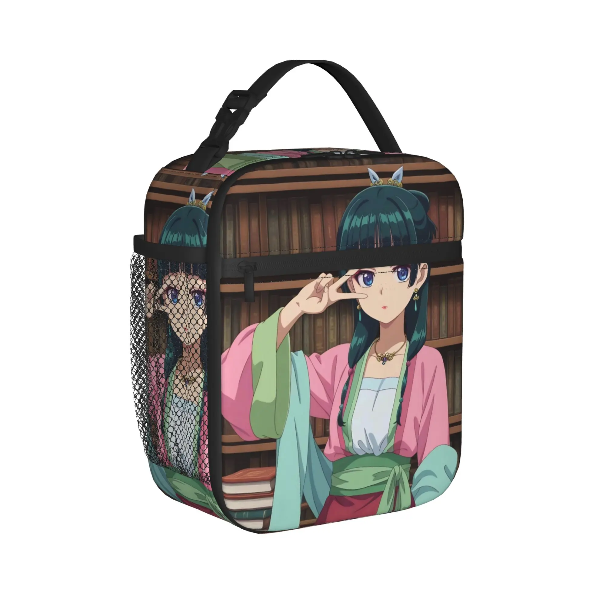 The Apothecary D-Diaries Maomao  Thermal Insulated Lunch Bag Reusable Food Container Bags Men Women Cooler Thermal Lunch Boxes