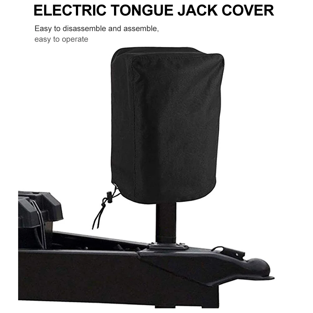 Protective Cover Trailer Tongue Universal Water Proof Protector Electric Polyester Jack