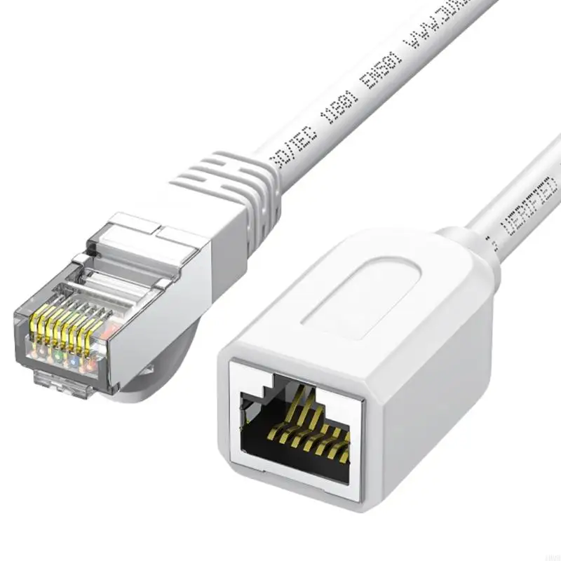 Highly Speed Cat6 Ethernet Extension Cable Adapter, RJ45 Male to Female Networking Cord 1000Mbps Speed Internet Cable